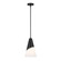 Brian Patrick Flynn Tori 1 Light Matte Black Pendant (205|TOR-901-MK)