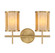 Camden 2-Light Bathroom Vanity Light in Warm Brass (128|8-2055-2-322)