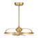 Lyria LED Fan D'Lier in Warm Brass (128|24-FD-845-322)