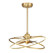 Dorado LED Fan D'Lier in Warm Brass (128|24-FD-745-322)