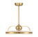 Corona LED Fan D'Lier in Warm Brass (128|24-FD-555-322)