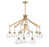 Corbin 9-Light Chandelier in Warm Brass (128|1-9842-9-322)