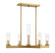 Carina 5-Light Chandelier in Warm Brass (128|1-2634-5-322)