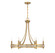 Camden 6-Light Chandelier in Warm Brass (128|1-2053-6-322)