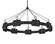Large LED Single Tier Chandelier (87|34108CBK)