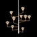 ALORA Chandelier (57|1289-VGL/GLI)