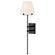 Large Single Light Sconce (87|48270BK)