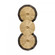 Lincoln 2-Light Wall Sconce in Distressed Gold and Bronze by Breegan Jane (128|9-6383-2-61)