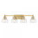 Dover 4-Light Bathroom Vanity Light in Warm Brass (128|8-1030-4-322)