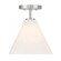 Blair 1-Light Mini-Pendant or Semi-Flush in Satin Nickel (128|7-4011-1-SN)