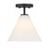 Blair 1-Light Mini-Pendant or Semi-Flush in Matte Black (128|7-4011-1-89)