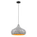 Jade 1-Light Pendant in Black and White Shell (128|7-3095-1-201)