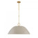 Alta 1-Light Pendant in Concrete and Brass (128|7-2918-1-156)