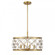 Bailey 4-Light Convertible Semi-Flush or Pendant in Warm Brass (128|6-8410-4-322)