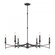 Gardner 6-Light Chandelier in Champagne Mist (128|1-8166-6-26)