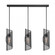 Hillbourne 3-Light Linear Chandelier in Matte Black (128|1-8031-3-89)