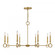 Noah 8-Light Chandelier in Gold Armory by Breegan Jane (128|1-6847-8-93)