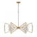 Marbella 6-Light Chandelier in Gold Shimmer by Breegan Jane (128|1-4529-6-221)