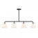 Blair 4-Light Linear Chandelier in Matte Black (128|1-4014-4-89)