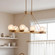 Darien 8-Light Linear Chandelier in Warm Brass (128|1-1016-8-322)