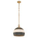 Zanzibar 14'' Soft Gold + Matte Black Pendant (205|ZAN-9003-SG-MK)