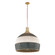 Zanzibar 26'' Soft Gold + Matte Black Pendant (205|ZAN-9006-SG-MK)