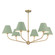 Xavier 40'' Vibrant Gold + Green Chandelier (205|XAV-B9316-VG-GR)