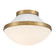 Xander 12.25'' Vibrant Gold + White Flush Mount (205|XAN-8001-VG-WH)