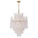 Ollie 26.25'' Aged Brass Chandelier (205|OLL-6006-AG-CL)