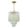 Ollie 14.25'' Aged Brass Chandelier (205|OLL-6004-AG-GR)