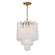 Ollie 14.25'' Aged Brass Chandelier (205|OLL-6004-AG-CL)