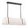 Fulton 41.75'' Black Linear Oval Chandelier (205|FUL-917-BK)