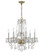 Traditional Crystal 23'' Hand Cut Crystal Polished Brass Chandelier (205|5086-PB-CL-I)