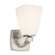 Marant 9.5'' 1-Light Wall Sconce with Opal Glass in Brushed Nickel (2|55214NI)
