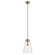 Marsailli 19'' 1-Light Medium Pendant with Clear Glass in Champagne Bronze (2|52661CPZCLR)