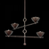 VISHAL Chandelier (52|F2338-BPG)