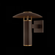 Birk Exterior Wall Sconce (52|B7912-PBR/BRZ)