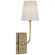 Hulton 17'' Cordless Single Sconce (279|TOB 2189HAB-WG-CL)