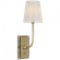 Hulton 17'' Cordless Single Sconce (279|TOB 2189HAB-WG-CL)