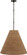 Goodman Large Hanging Lamp in Bronze with Toast Shade (279|TOB 5014BZ-TST)