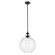 Laria 15 Inch 1 Light Pendant with Clear Glass in Black (2|52779BKCLR)