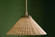 Bekah 18'' 1 LT Convertible Pendant with Opal Glass and Handwoven Rattan Shade in Champagne Bronz (2|52729CPZ)