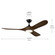 60 in Mylo Ceiling Fan with Satin Etch Cased Opal Glass in Satin Black with Aged Walnut Wood Blades (2|310560SBK)