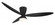 Hourglass 58'' LED Smart Flush Mount Ceiling Fan (39|F468L-CL)