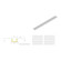 ALUMINUM CHANNEL SLIM RECESSED MUD-IN (1357|LED-T-RCH4-WT)
