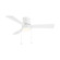 WAC HUG 55IN PULL CHAIN FAN W/ LIGHT KIT (1357|F-108L-MW)