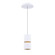 PEDISTAL 6IN MINI PENDANT 4CCT 4000K (1357|PD-60506-40-WT)