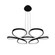 Klover Pendant Light (1357|PD-59532-27-BK)