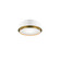 SALVO 12IN FLUSH MOUNT 4CCT 2700K (1357|FM-20512-27-BK/AB)