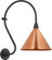 Academy 15'' Larrabee Barn Light in Matte Black with 12.5'' Soft Copper Conical Savannah Shade (279|TOB 2804MBK/S11-SC)